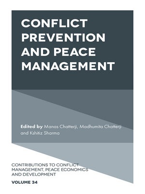cover image of Conflict Prevention and Peace Management